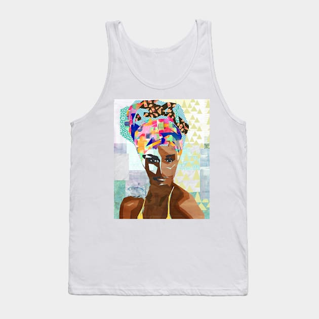 Black Pride Collage Tank Top by GreenNest